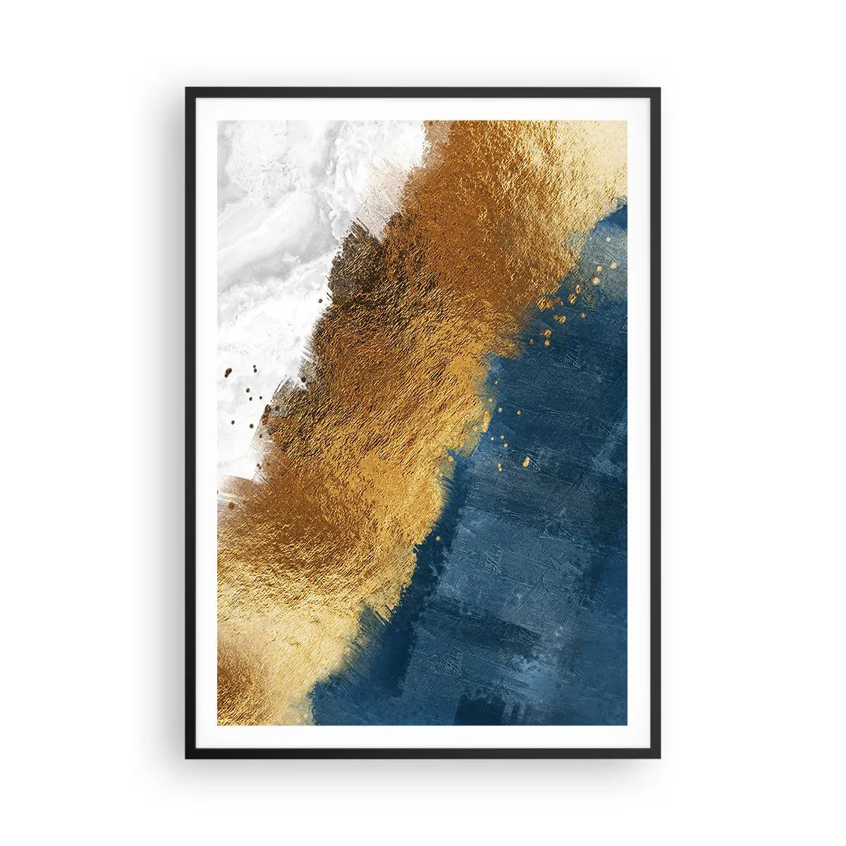 Affisch i svart ram - Sommarens färger - 70x100 cm