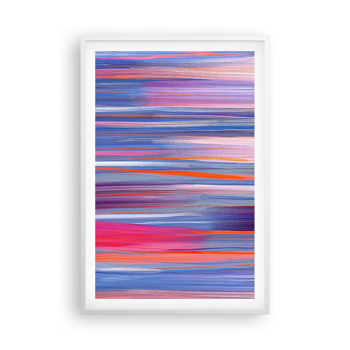 Affisch i vit ram - Uppstigning i regnbåge - 61x91 cm