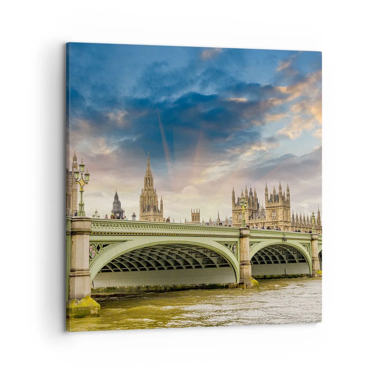 Canvastavla - Bild på duk - Tiden stannade i Imperiet - 50x50 cm