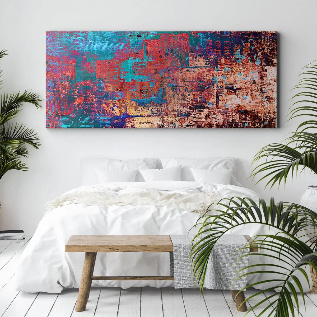 Canvastavla - Bild på duk - Minne och icke-minne - 100x40 cm