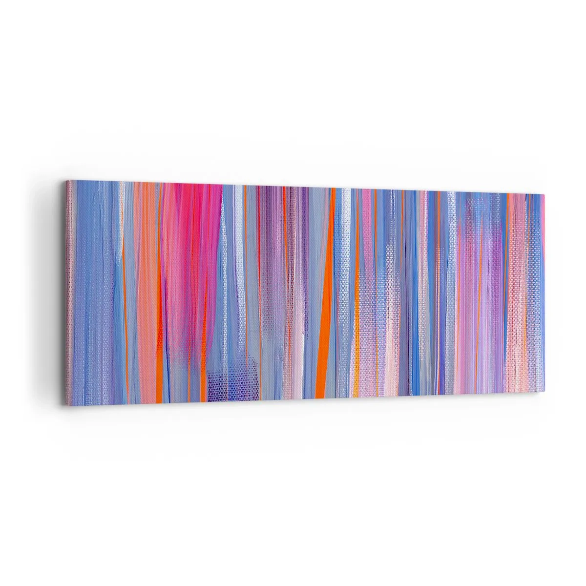Canvastavla - Bild på duk - Uppstigning i regnbåge - 100x40 cm