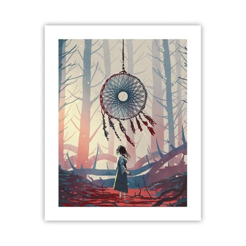 Affisch - Hemlighetsfull ritual av lyckan - 40x50 cm