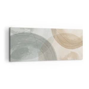 Canvastavla - Bild på duk - Världars samspel - 100x40 cm