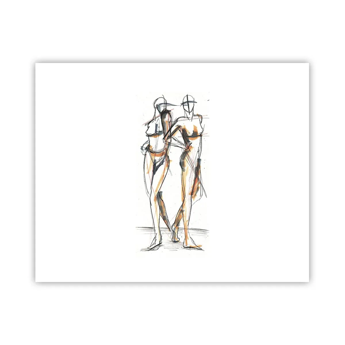 Affisch - Charmens studie - 50x40 cm