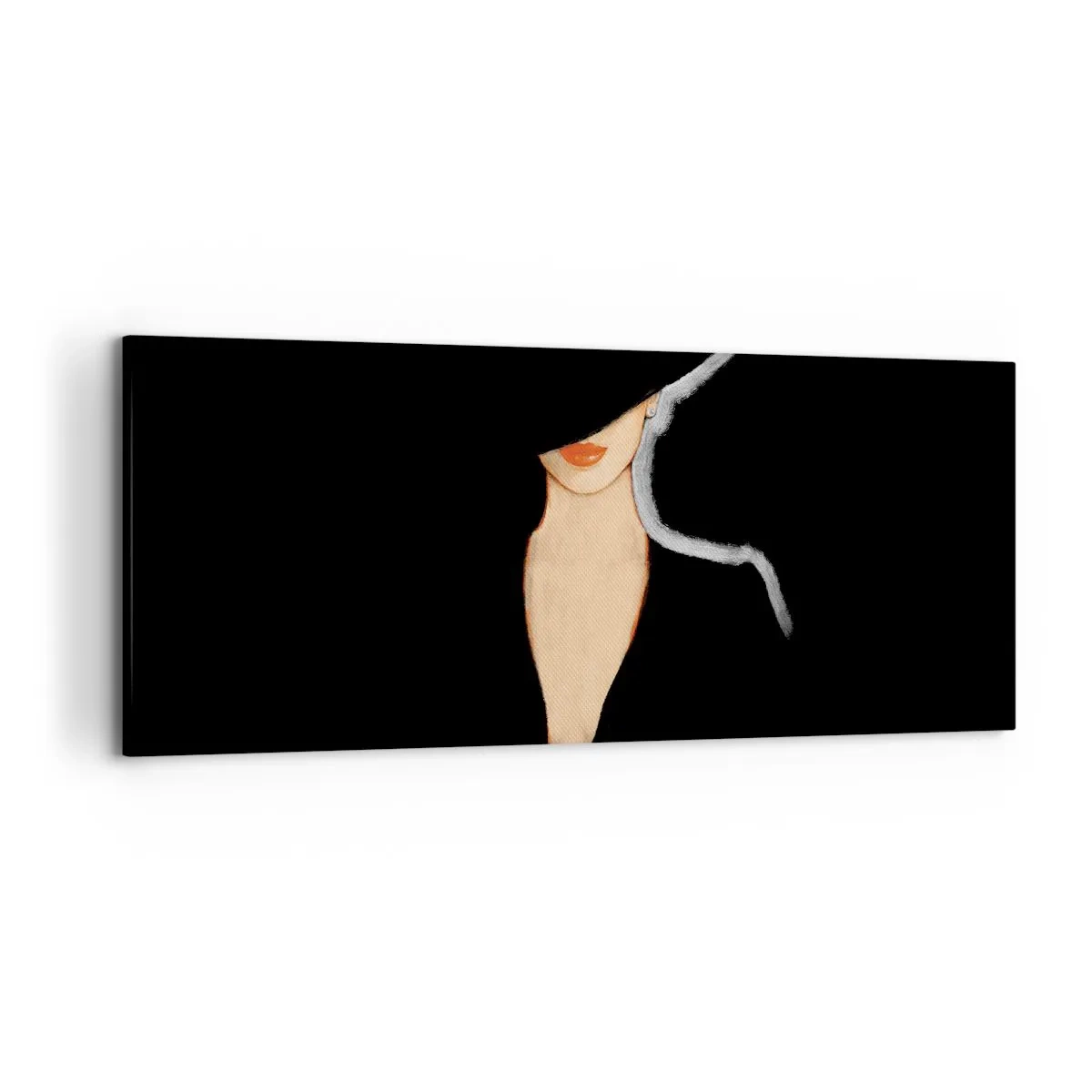 Canvastavla - Bild på duk - Elegans och stil - 120x50 cm