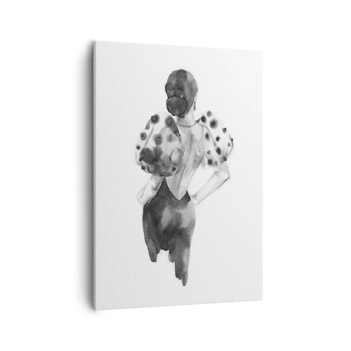 Canvastavla - Bild på duk - Hon passerade nära mig - 50x70 cm