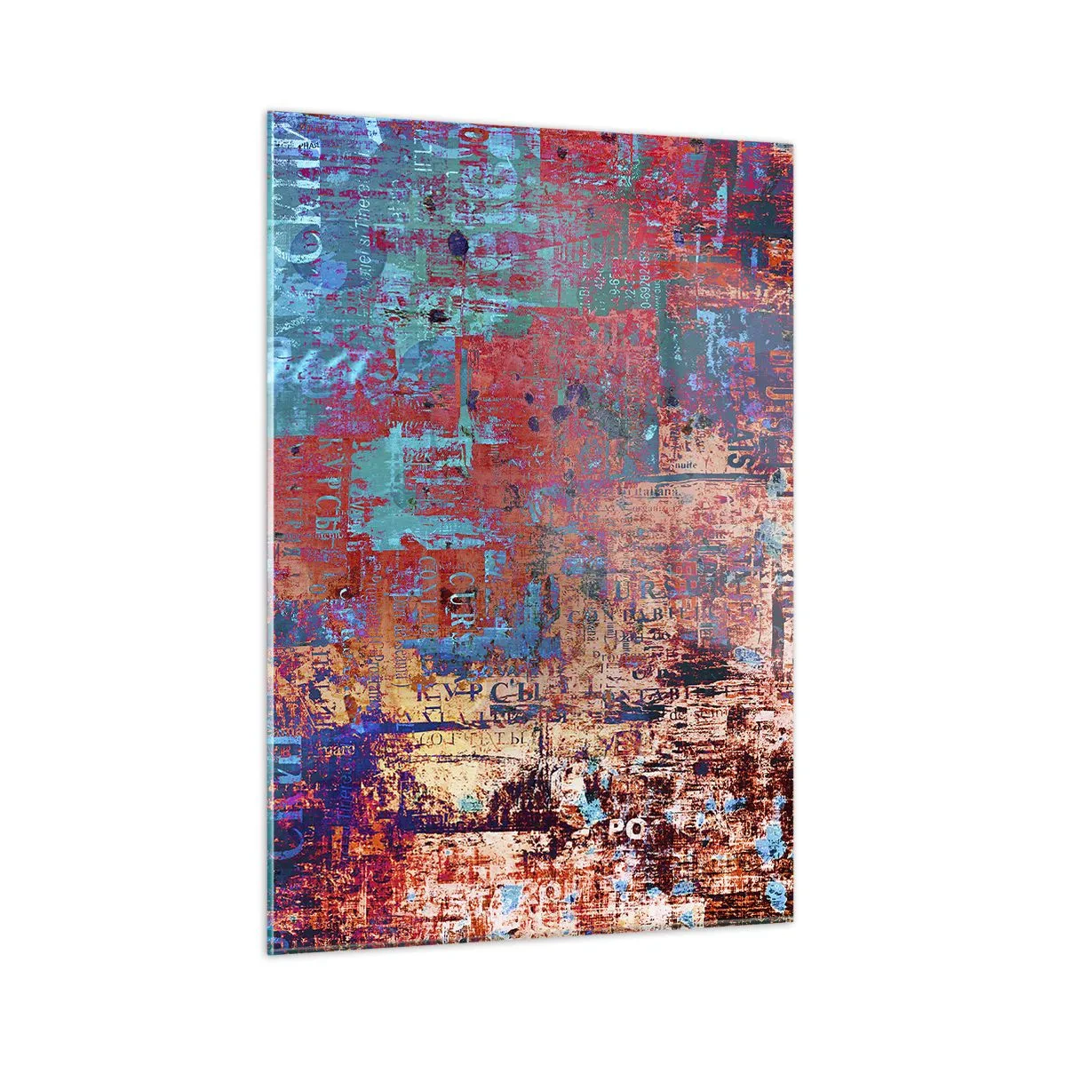 Glastavla - Bild på glas - Minne och icke-minne - 50x70 cm
