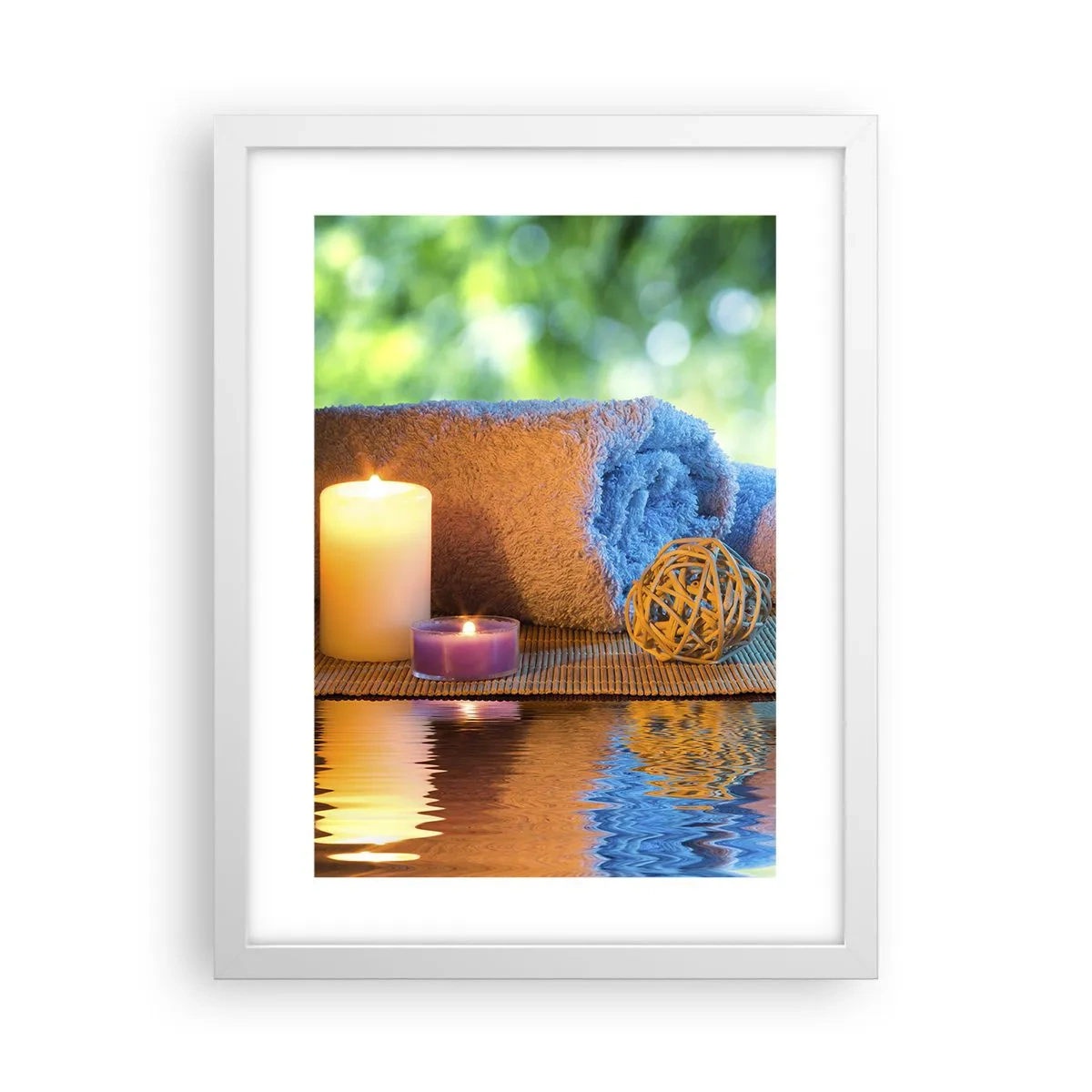 Affisch i vit ram - Tid för kroppen - 30x40 cm