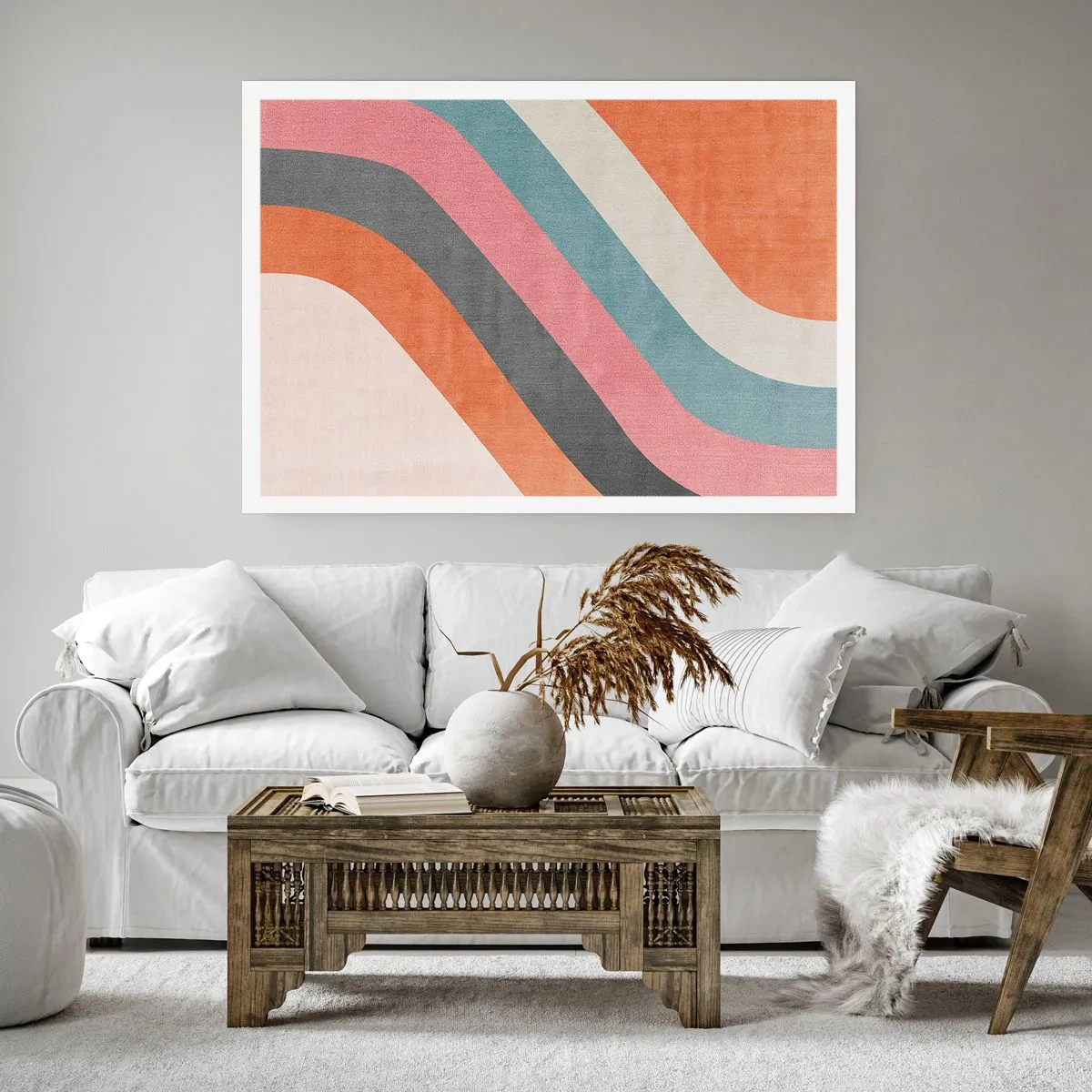 Affisch - Diagonal komposition - rörelse - 91x61 cm