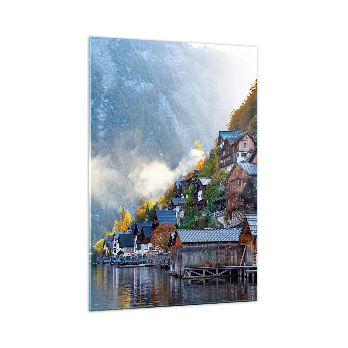 Glastavla - Bild på glas - Alpina klimat - 70x100 cm