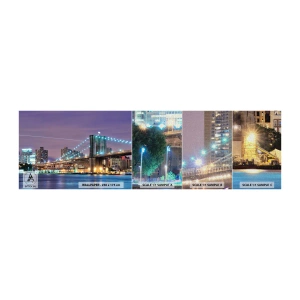 Provbit av fototapet Premium Canvas - Brooklyn-bron sedan många år - Stad, New York, Brooklyn Bridge - 100x30 cm