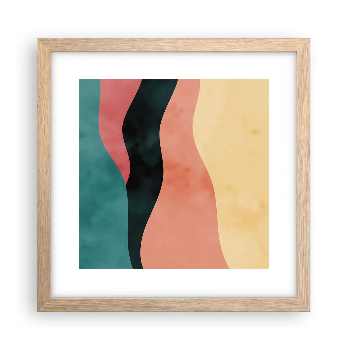 Affisch i ram av ljusek - Enig oenighet - 30x30 cm