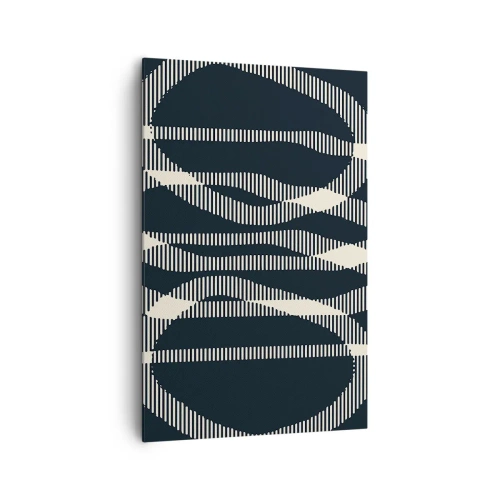 Canvastavla - Bild på duk - Försök att bryta mörkret - 80x120 cm