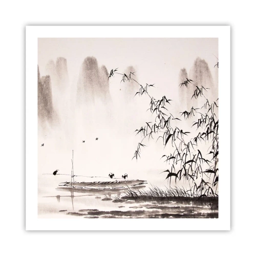 Affisch - Risfältens tystnad - 60x60 cm