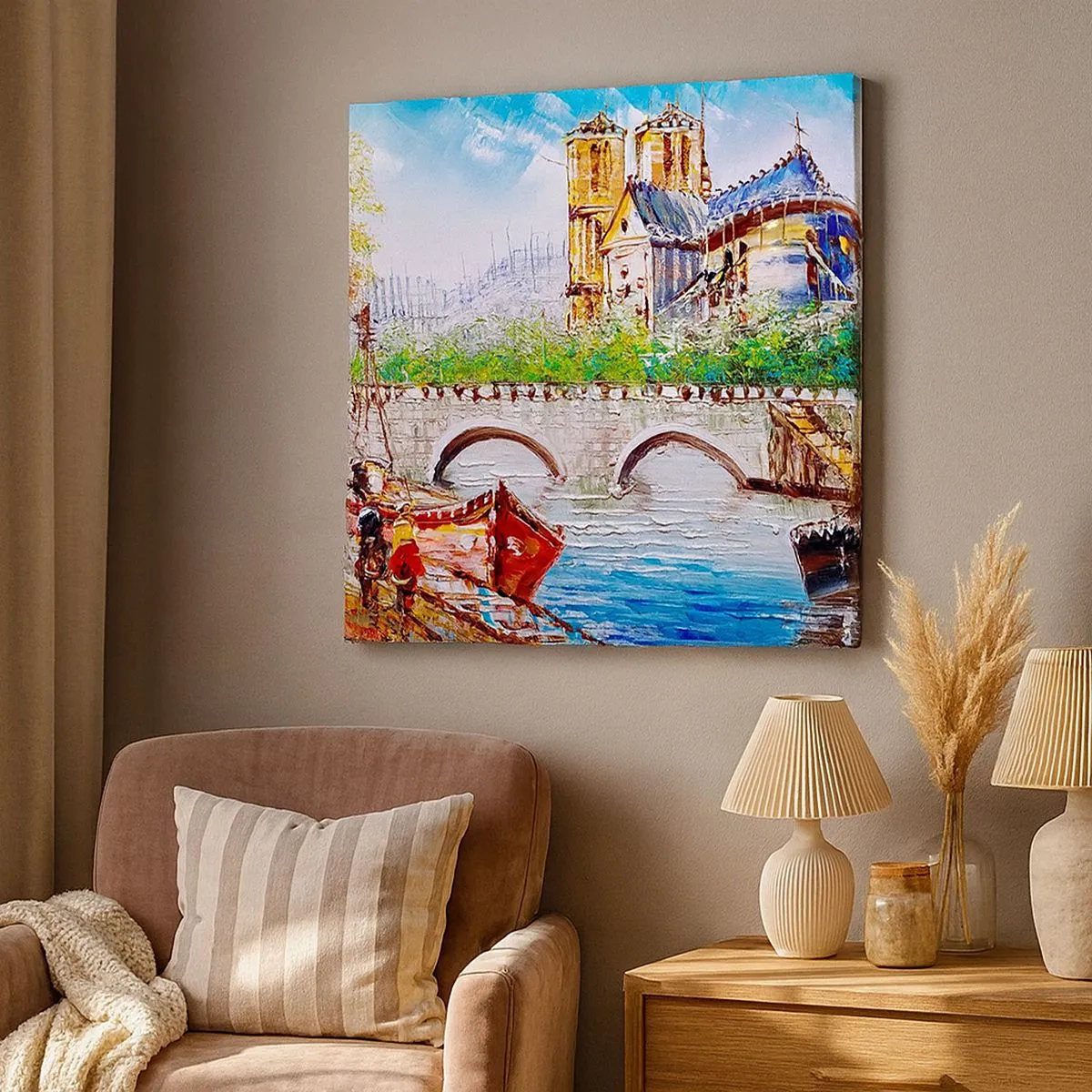 Canvastavla - Bild på duk - Deras tid är aldrig förbi - 30x30 cm