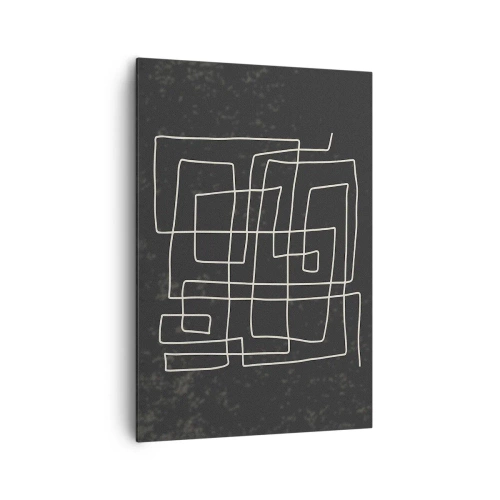 Canvastavla - Bild på duk - Inte så enkelt - 70x100 cm