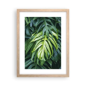 Affisch i ram av ljusek - Doppa sig i fräschheten - 30x40 cm