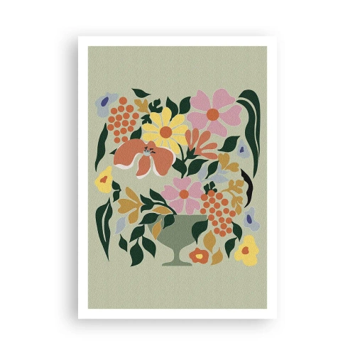 Affisch - En bukett full av liv - 70x100 cm