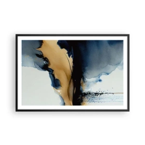 Affisch i svart ram - Bakom ridån - 91x61 cm