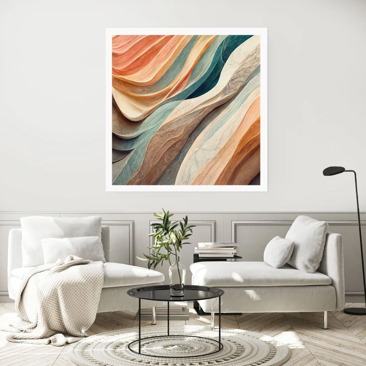 Affisch - Ögonblick före förändring - 50x50 cm