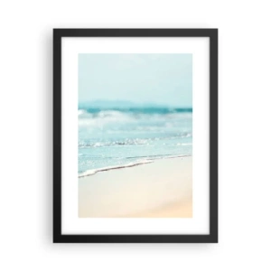 Affisch i svart ram - Värme och brus - 30x40 cm