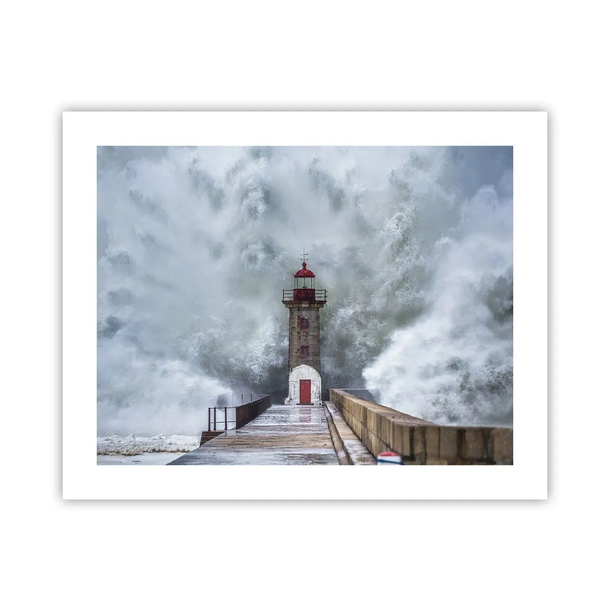 Affisch - Vattnets vrål, vindens skrik  - 50x40 cm