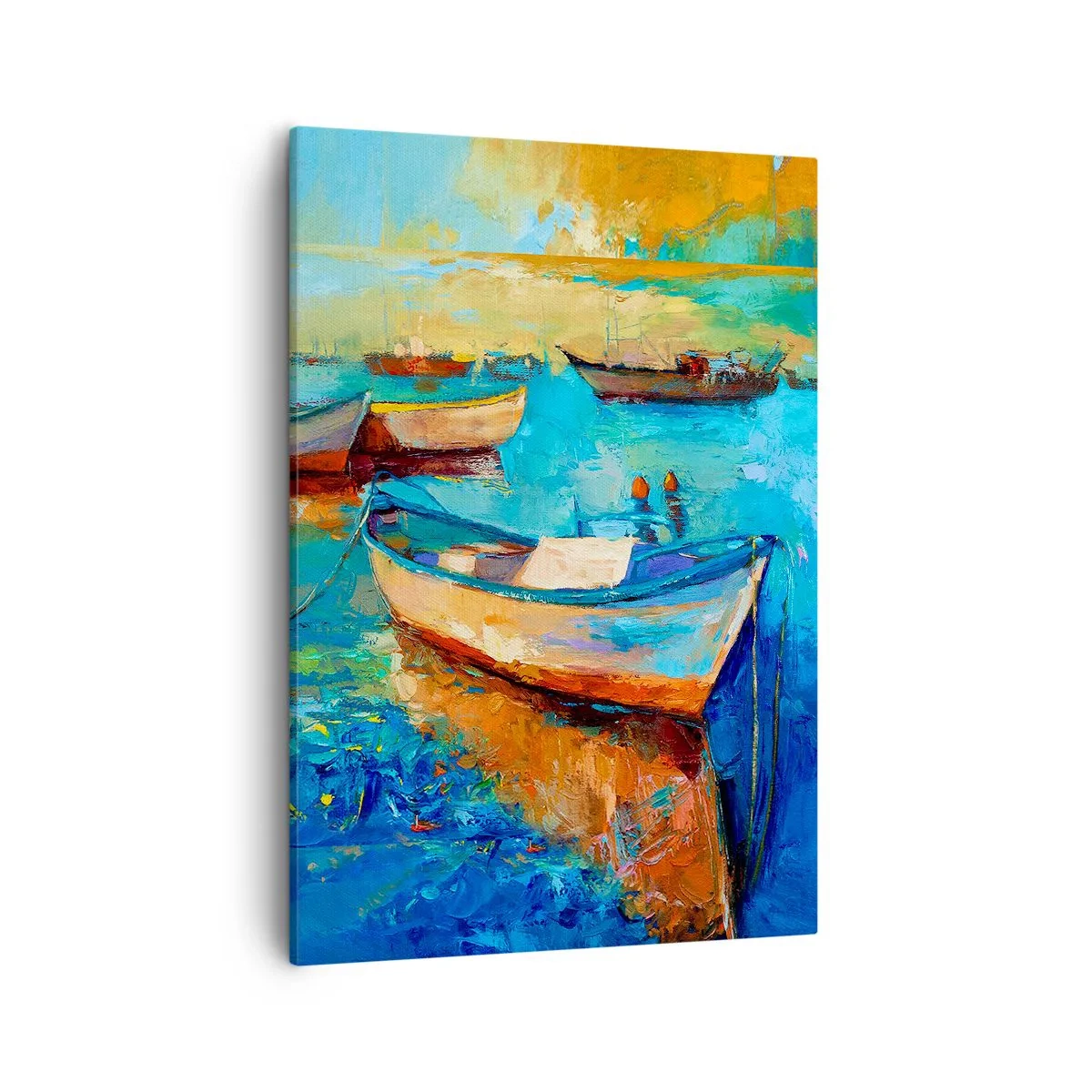Canvastavla - Bild på duk - I en sydlig vik - 50x70 cm