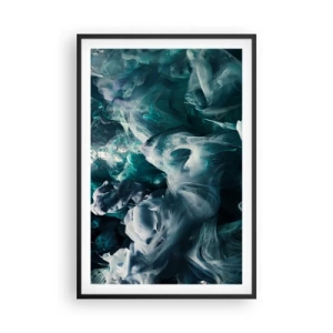 Affisch i svart ram - Färg i rörelse - 61x91 cm