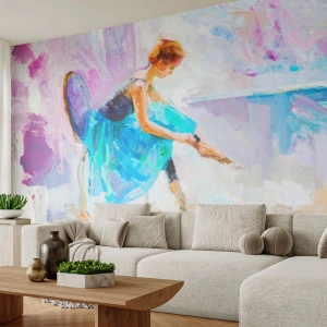 Fototapet på mått Premium Canvas - Outtalad charm, fin stil - Ballerina, Dansa, Balett