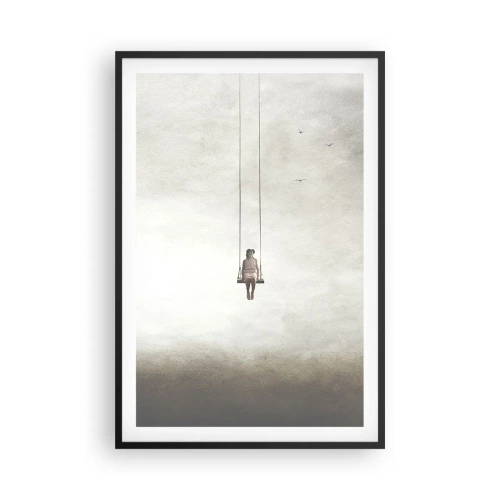 Affisch i svart ram - Barn i oss - 61x91 cm