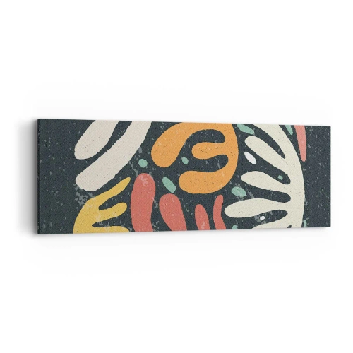 Canvastavla - Bild på duk - Komposition - Jag tar snart tag i dig  - 90x30 cm