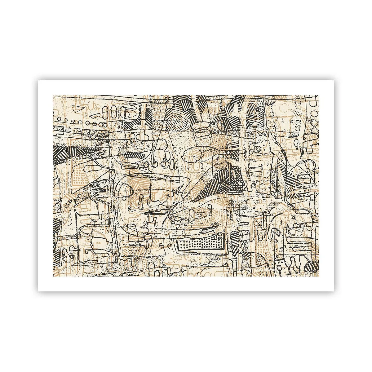 Affisch - Väntar på avkodning - 70x50 cm