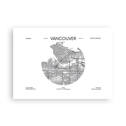 Affisch - Vacouvers anatomi - 70x50 cm