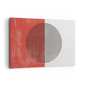 Canvastavla - Bild på duk - Mitt i prick - 120x80 cm