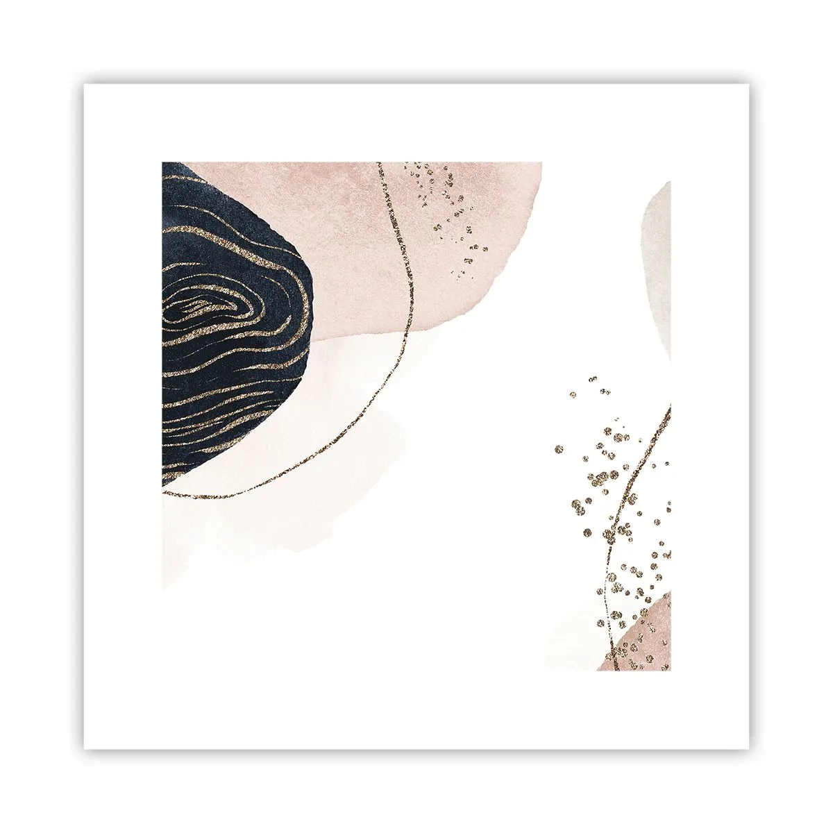 Affisch - Allt flyter - 30x30 cm