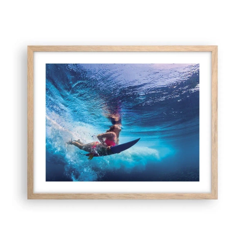 Affisch i ram av ljusek - Glädjens djup - 50x40 cm