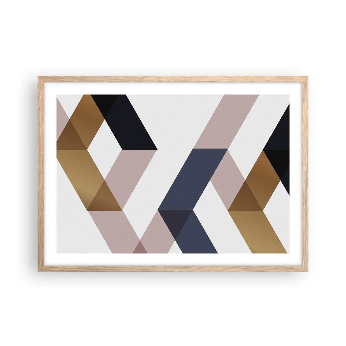 Affisch i ram av ljusek - Plan och vinklar - 70x50 cm