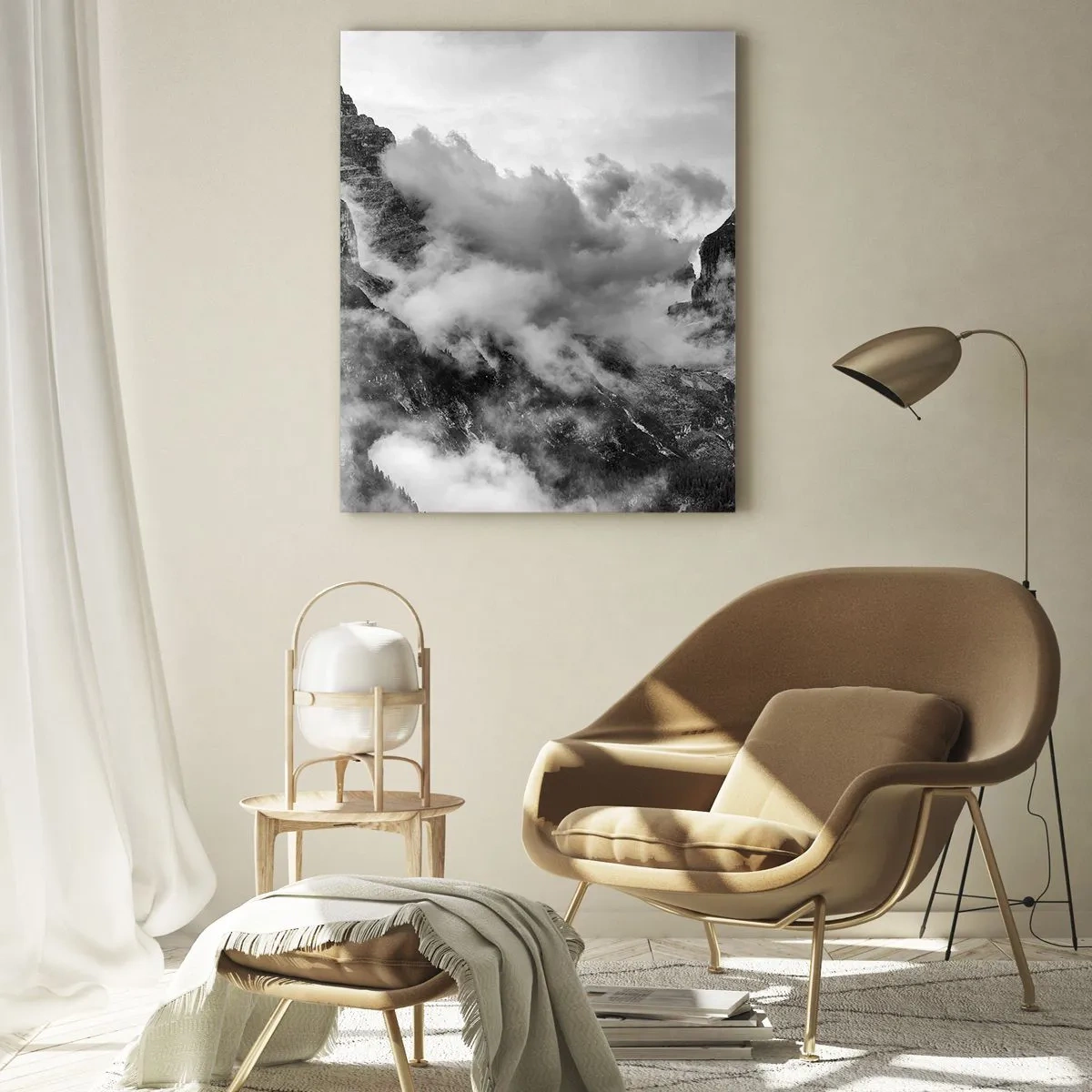 Glastavla - Bild på glas - Vackra och grymma - 50x70 cm
