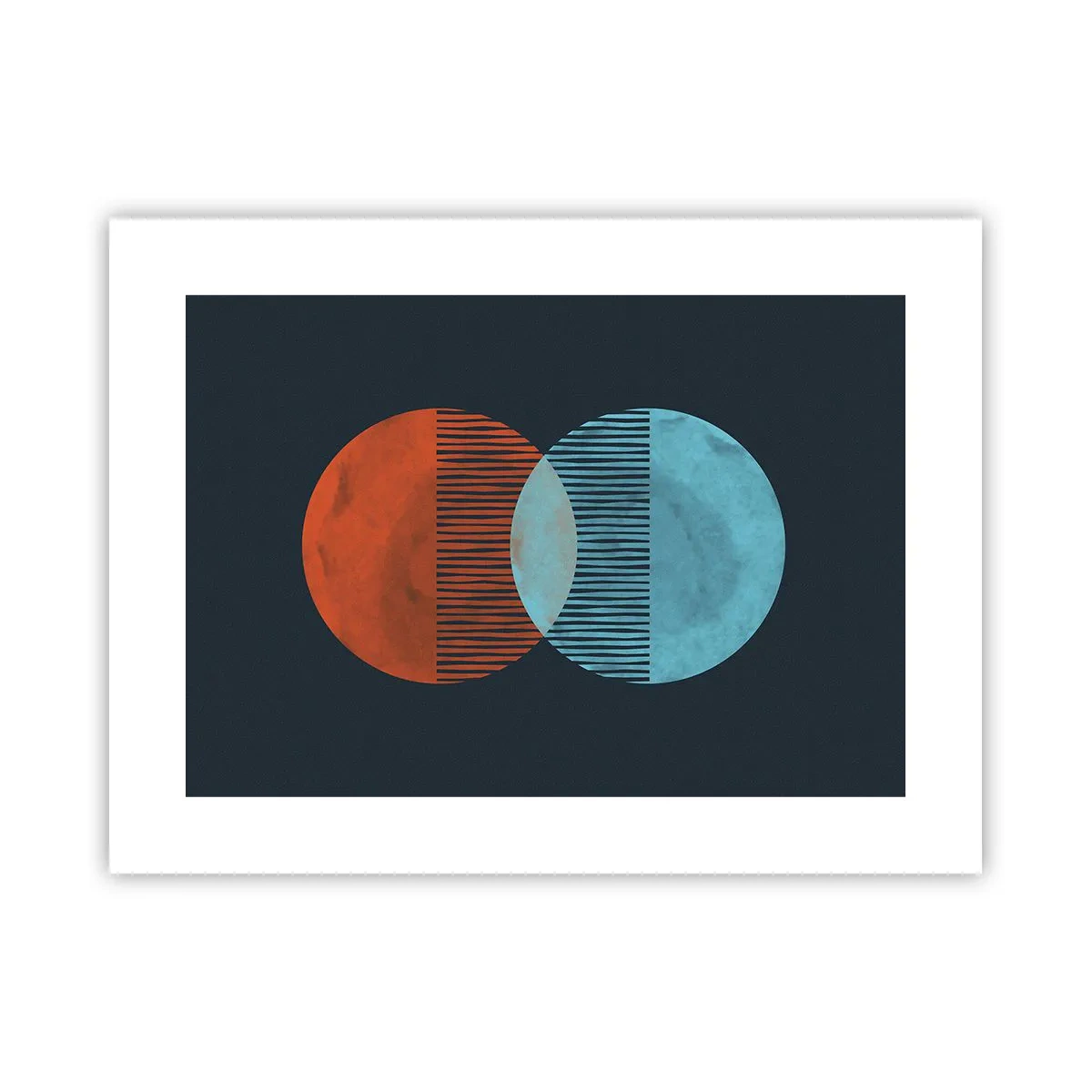 Affisch - Astronomisk fantasi - 40x30 cm