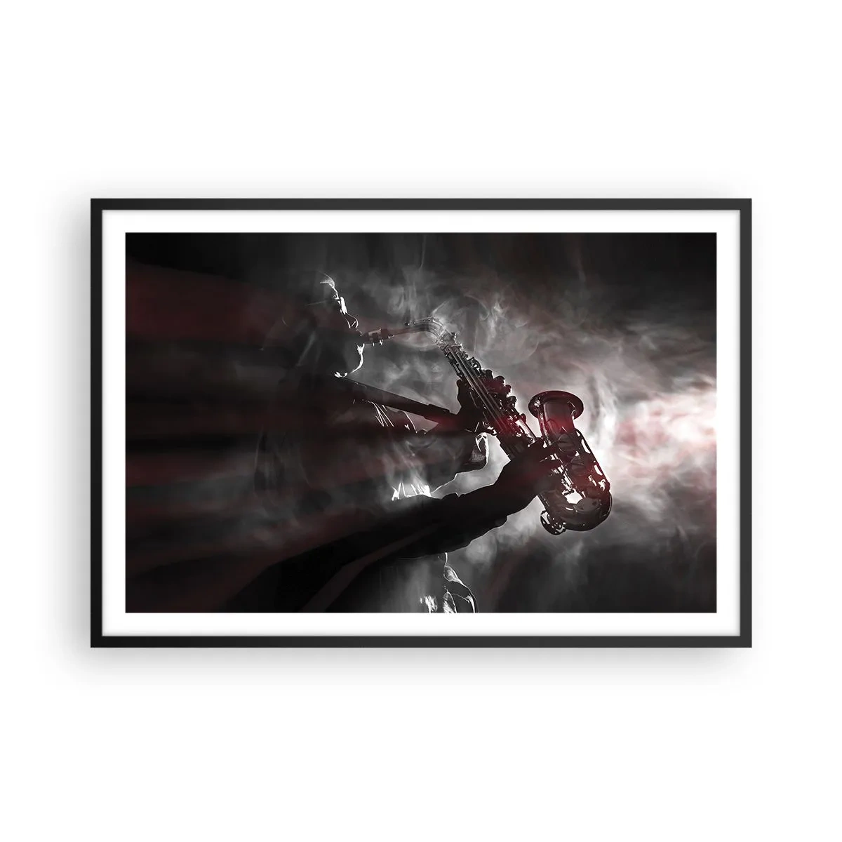 Affisch i svart ram - I jazzens ångor - 91x61 cm