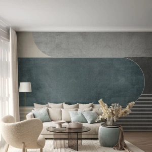 Fototapet Premium Sand - Horisontell komposition - Minimalism, Former, Pastell - 350x256 cm