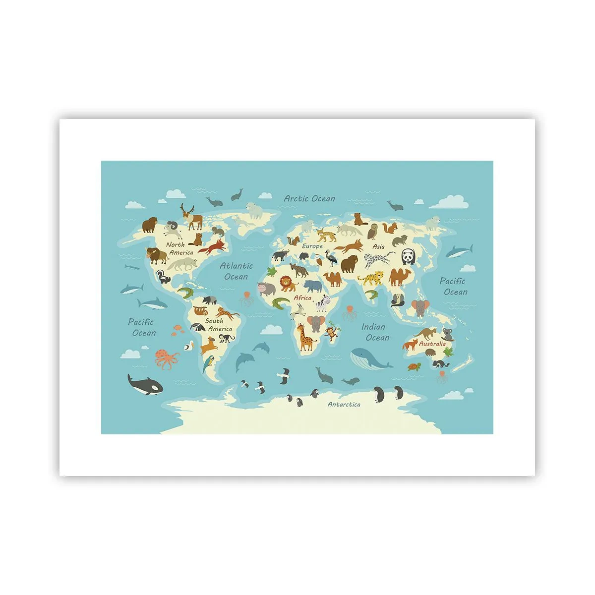 Affisch - Goda grannar - 40x30 cm