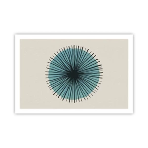 Affisch - Radier mot blått - 91x61 cm