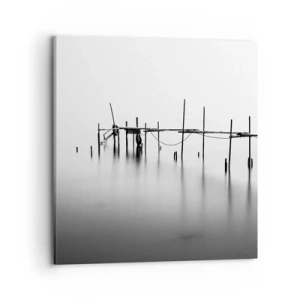 Canvastavla - Bild på duk - Och om världen inte finns? - 70x70 cm