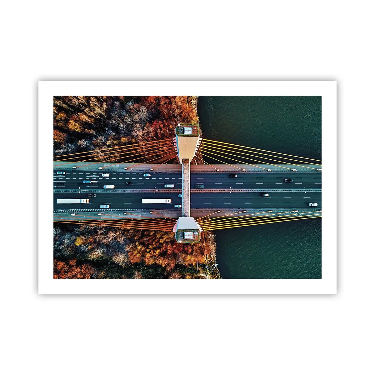 Affisch - Bortom vatten, bortom skog - 70x50 cm