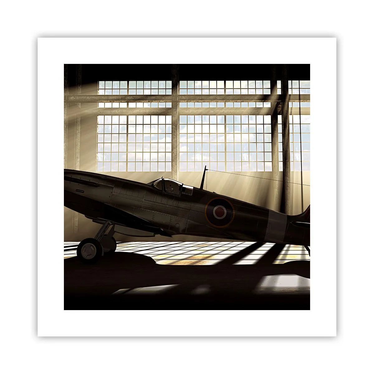 Affisch - Kämpens vila - 40x40 cm