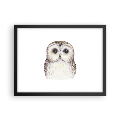 Affisch i svart ram - Titta i mina ögon - 40x30 cm