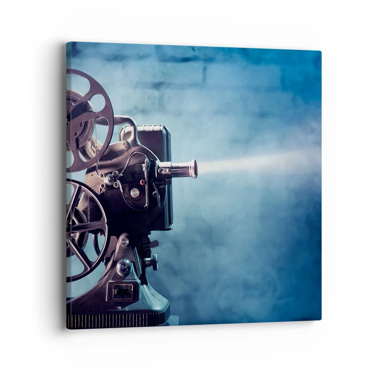 Canvastavla - Bild på duk - I gamla biografen - 40x40 cm