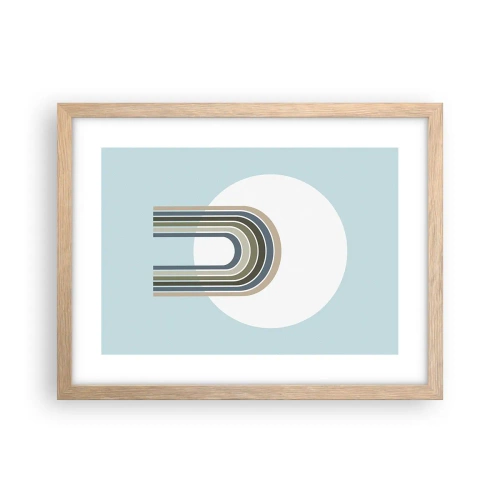 Affisch i ram av ljusek - Ostoppad attraktionskraft - 40x30 cm