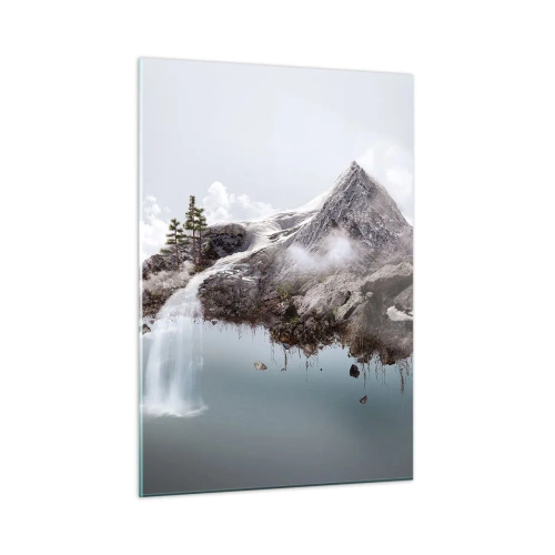 Glastavla - Bild på glas - Med surrealistens öga - 50x70 cm